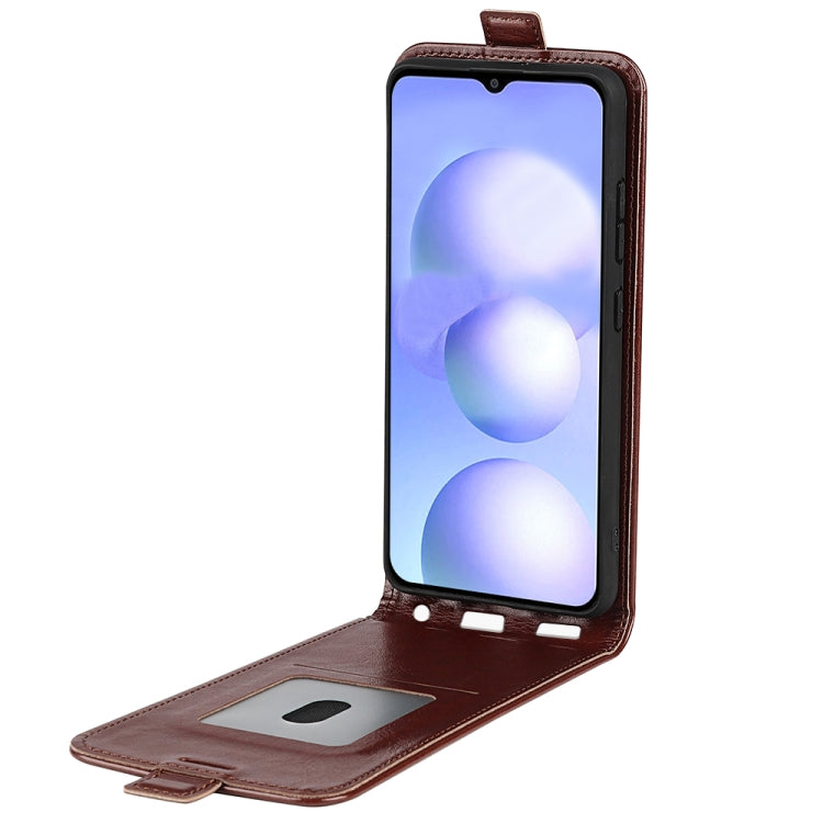 For Xiaomi Poco M4 5G R64 Texture Vertical Flip Leather Phone Case