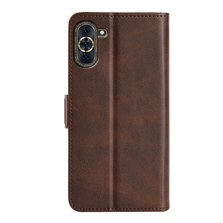 For Huawei Nova 10 Dual-side Magnetic Buckle Horizontal Flip Leather Phone Case