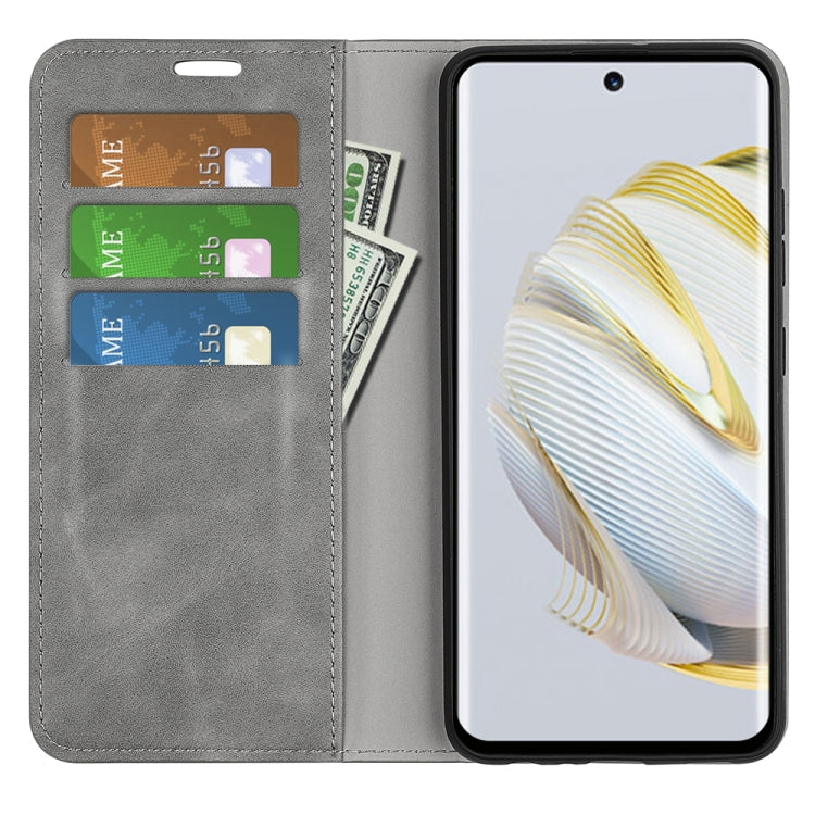 For Huawei Nova 10 Retro-skin Magnetic Suction Leather Phone Case