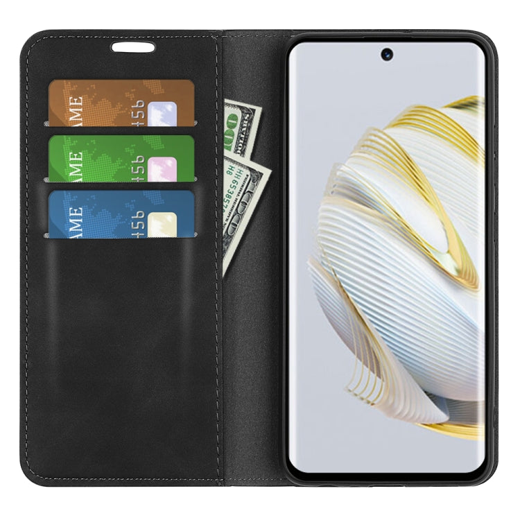 For Huawei Nova 10 Pro Retro-skin Magnetic Suction Leather Phone Case