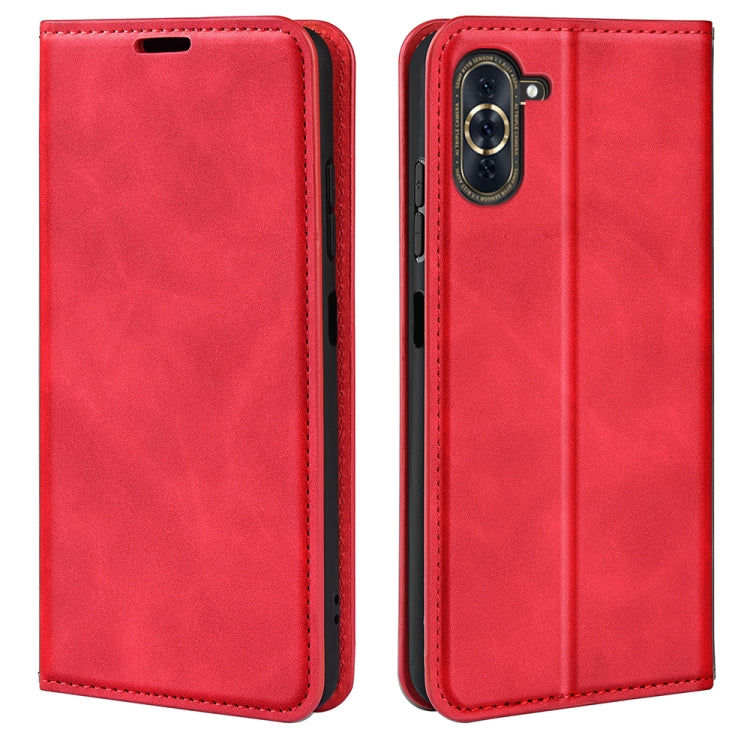 For Huawei Nova 10 Pro Retro-skin Magnetic Suction Leather Phone Case