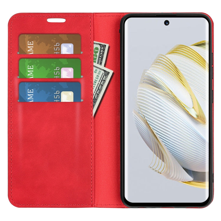 For Huawei Nova 10 Pro Retro-skin Magnetic Suction Leather Phone Case