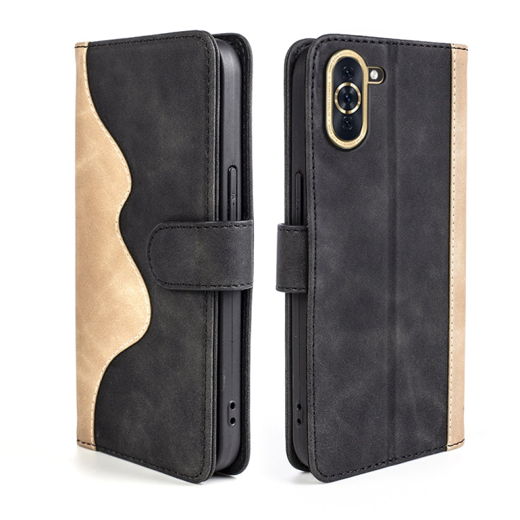 For Huawei Nova 10 Stitching Horizontal Flip Leather Phone Case