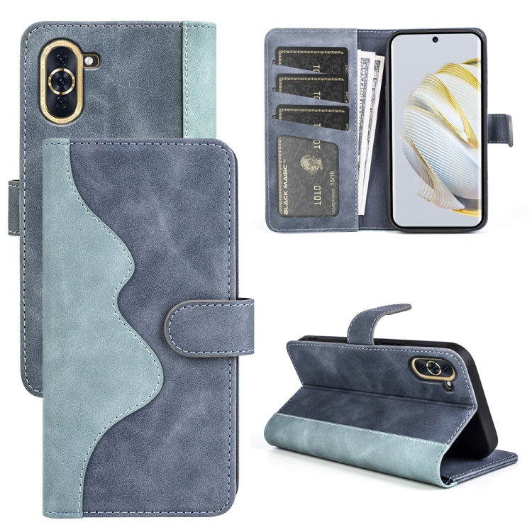 For Huawei Nova 10 Stitching Horizontal Flip Leather Phone Case