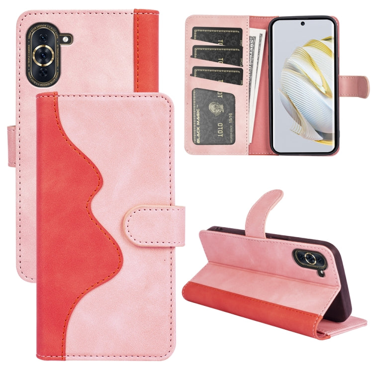 For Huawei Nova 10 Pro Stitching Horizontal Flip Leather Phone Case