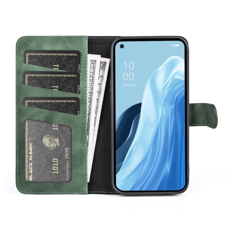 For OPPO Reno7 A JP Version Stitching Horizontal Flip Leather Phone Case