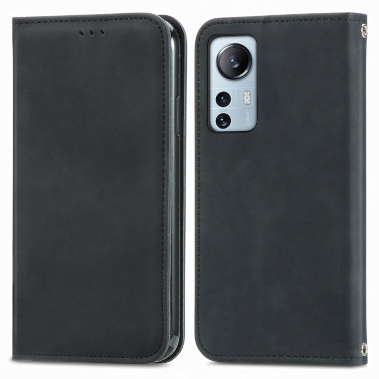 For Xiaomi 12 Lite Retro Skin Feel Magnetic Leather Phone Case