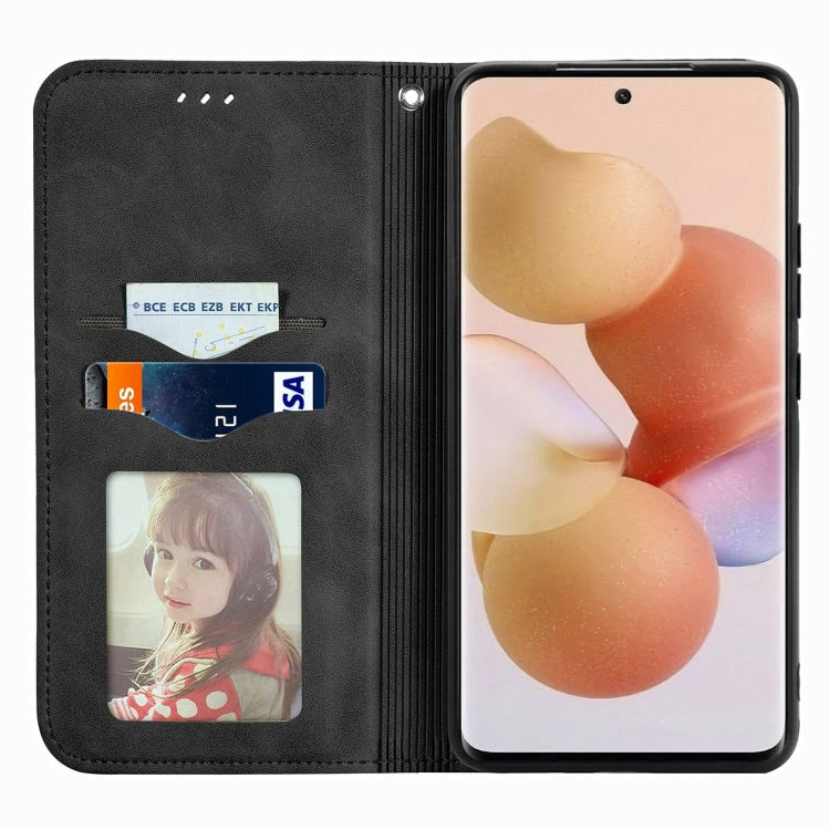 For Xiaomi 12 Lite Retro Skin Feel Magnetic Leather Phone Case