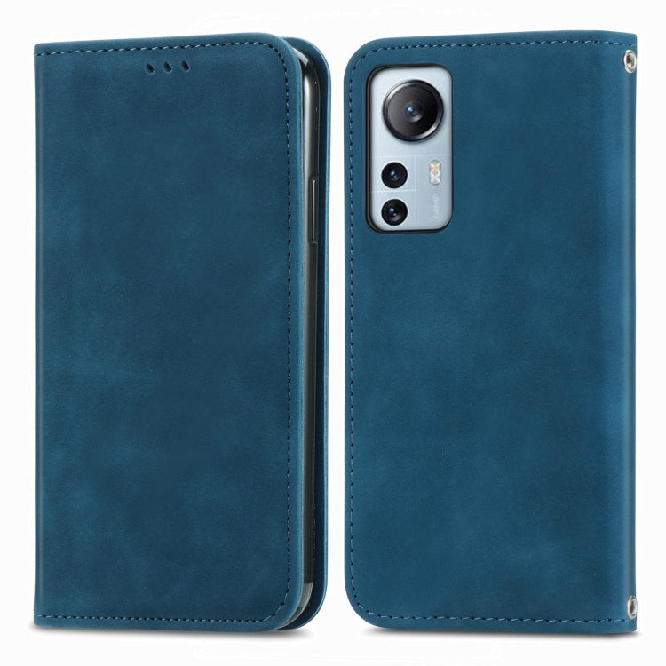 For Xiaomi 12 Lite Retro Skin Feel Magnetic Leather Phone Case