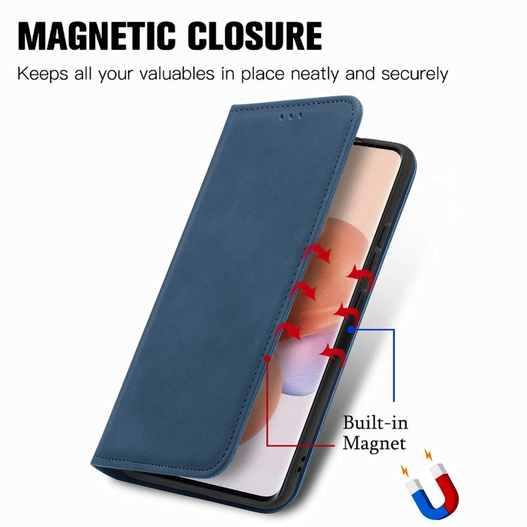 For Xiaomi 12 Lite Retro Skin Feel Magnetic Leather Phone Case