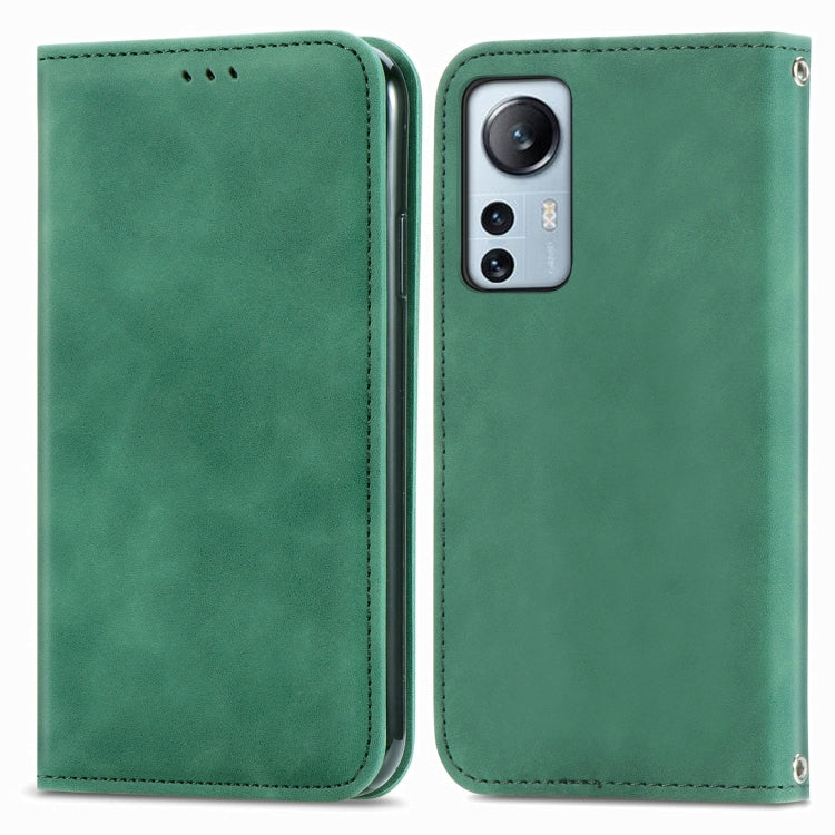 For Xiaomi 12 Lite Retro Skin Feel Magnetic Leather Phone Case