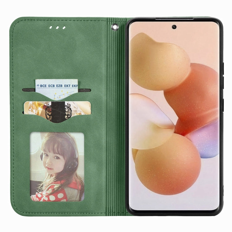 For Xiaomi 12 Lite Retro Skin Feel Magnetic Leather Phone Case