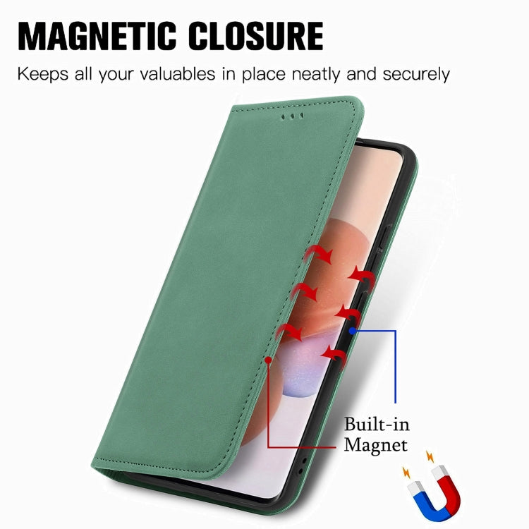 For Xiaomi 12 Lite Retro Skin Feel Magnetic Leather Phone Case