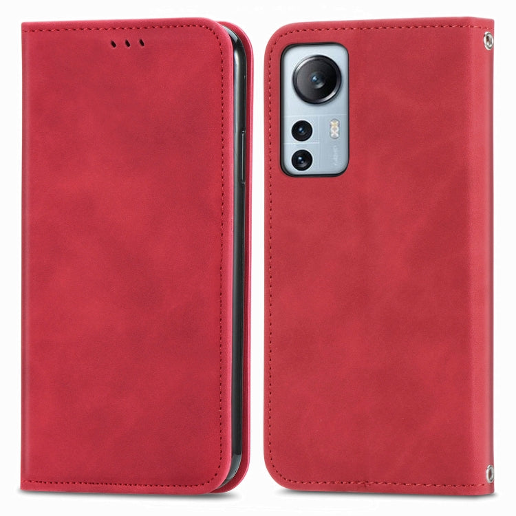 For Xiaomi 12 Lite Retro Skin Feel Magnetic Leather Phone Case