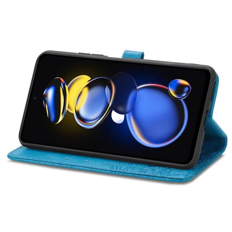 For Xiaomi Redmi Note 11T 5G Mandala Flower Embossed Horizontal Flip Leather Phone Case