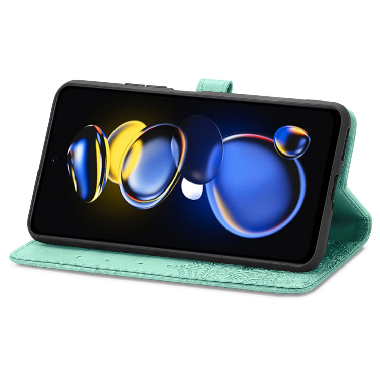 For Xiaomi Redmi Note 11T 5G Mandala Flower Embossed Horizontal Flip Leather Phone Case