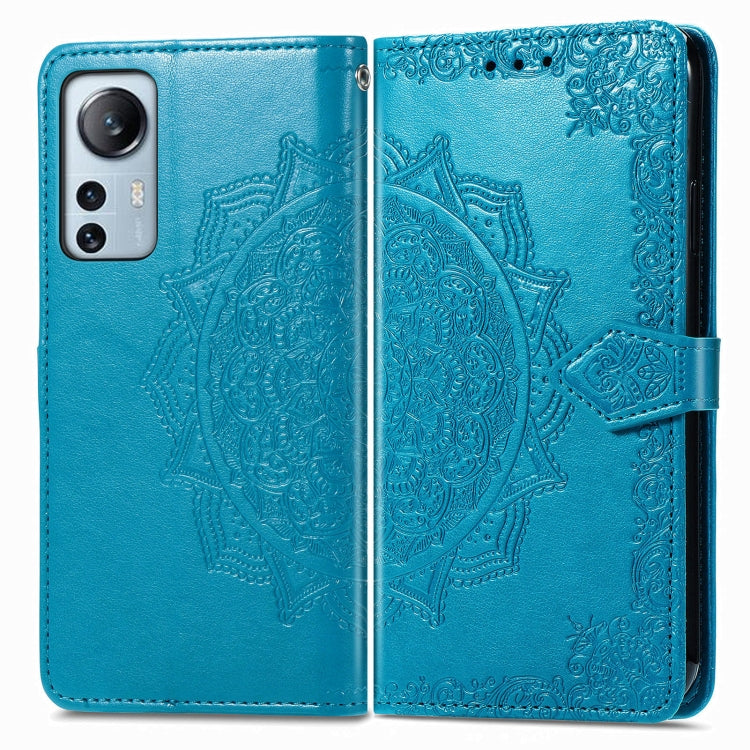 For Xiaomi 12 Lite Mandala Flower Embossed Horizontal Flip Leather Phone Case