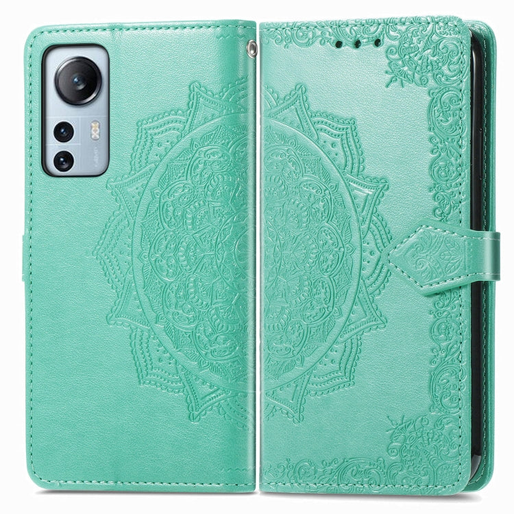 For Xiaomi 12 Lite Mandala Flower Embossed Horizontal Flip Leather Phone Case