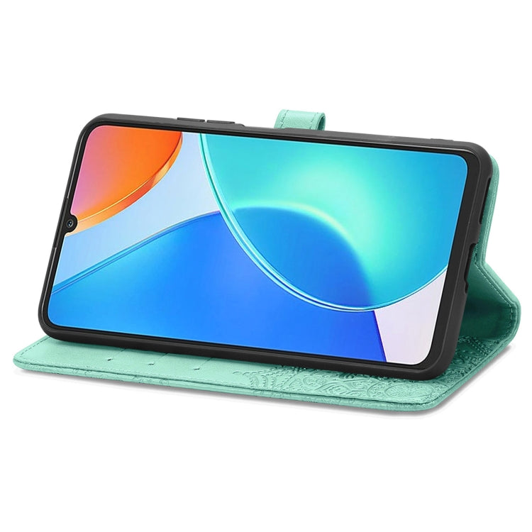 For Honor Play 30 Plus / X7 Mandala Flower Embossed Horizontal Flip Leather Phone Case