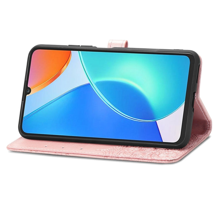 For Honor Play 30 Plus / X7 Mandala Flower Embossed Horizontal Flip Leather Phone Case