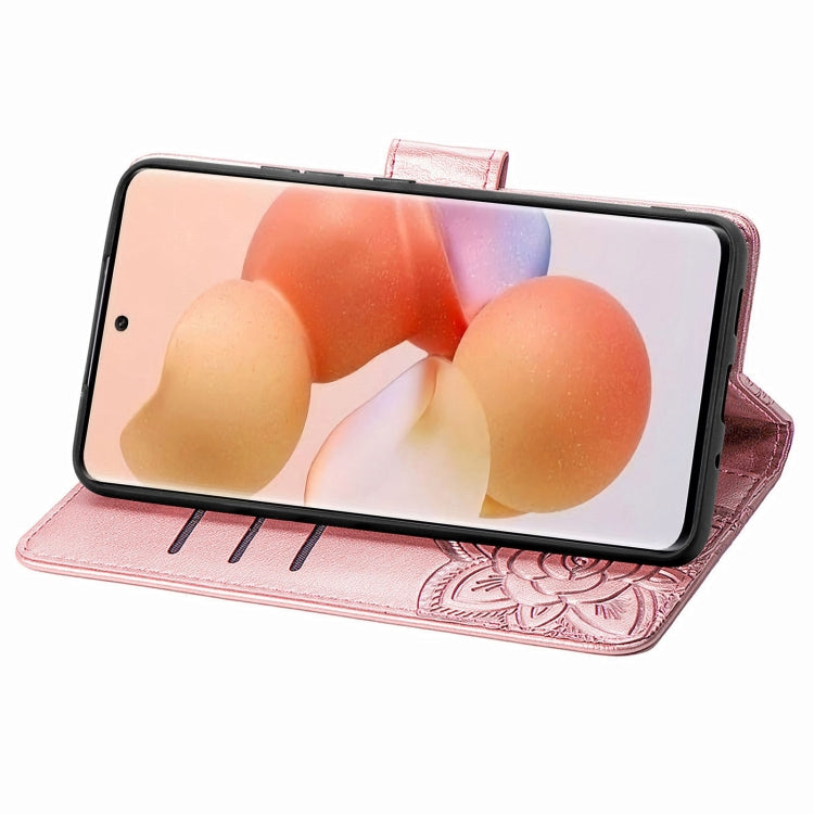 For Xiaomi 12 Lite Butterfly Love Flower Embossed Horizontal Flip Leather Phone Case