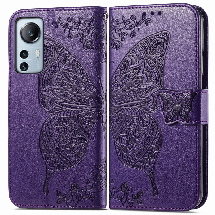 For Xiaomi 12 Lite Butterfly Love Flower Embossed Horizontal Flip Leather Phone Case