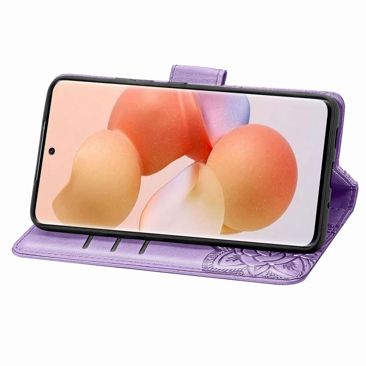 For Xiaomi 12 Lite Butterfly Love Flower Embossed Horizontal Flip Leather Phone Case