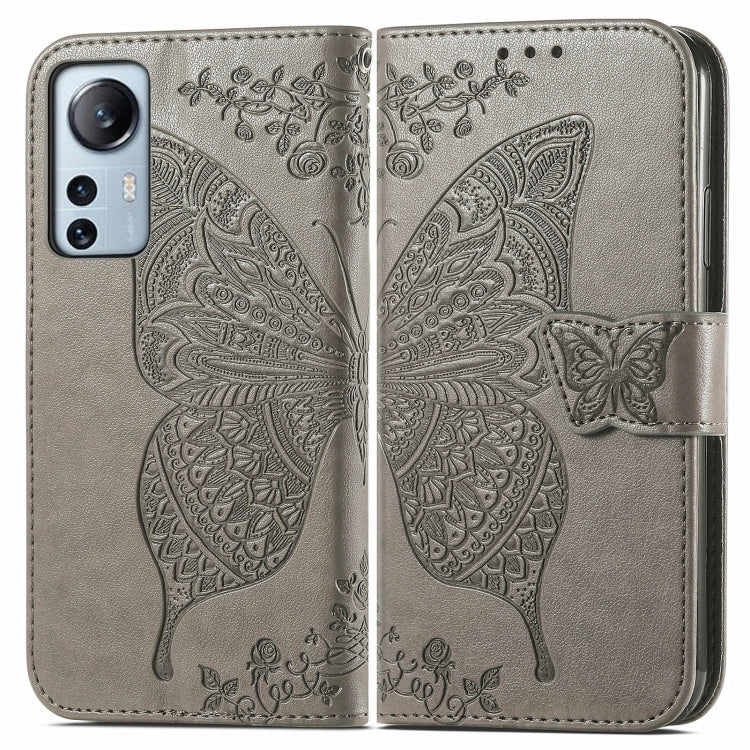For Xiaomi 12 Lite Butterfly Love Flower Embossed Horizontal Flip Leather Phone Case