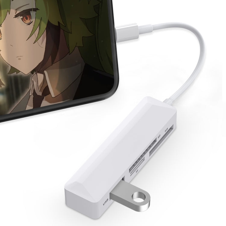 DS-BH2B113T 4-in-1 Multi-Card Reader,USB Hub CF/SD/TF/MS Memory Card Readers