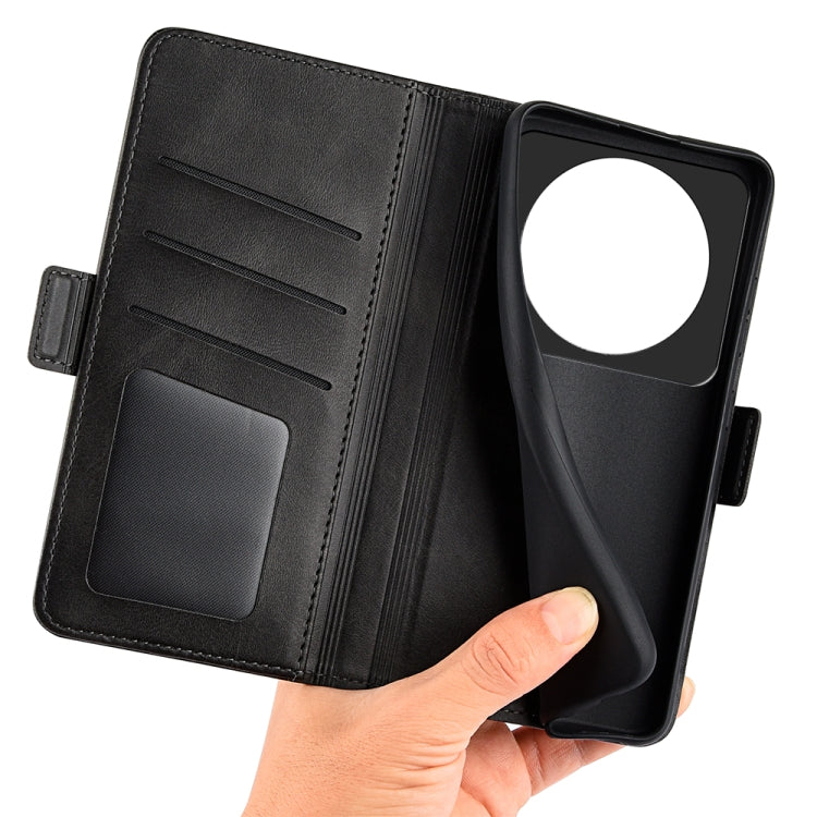 For Xiaomi 12S Ultra Dual-side Magnetic Buckle Horizontal Flip Leather Phone Case