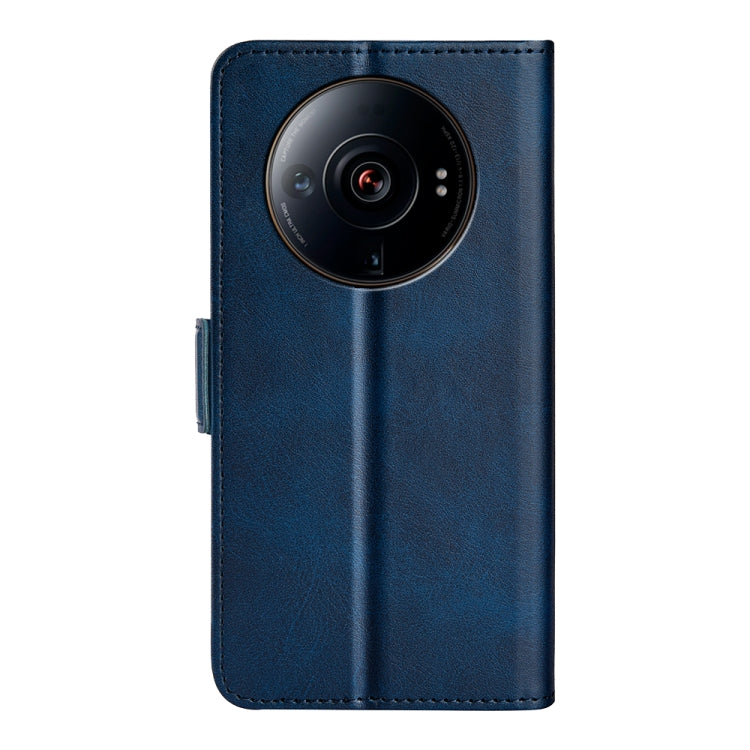 For Xiaomi 12S Ultra Dual-side Magnetic Buckle Horizontal Flip Leather Phone Case