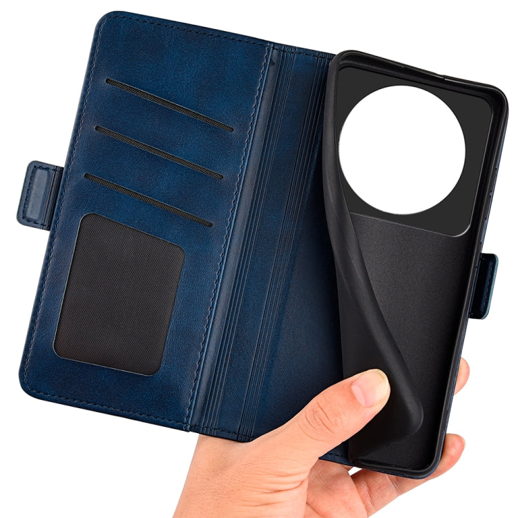 For Xiaomi 12S Ultra Dual-side Magnetic Buckle Horizontal Flip Leather Phone Case