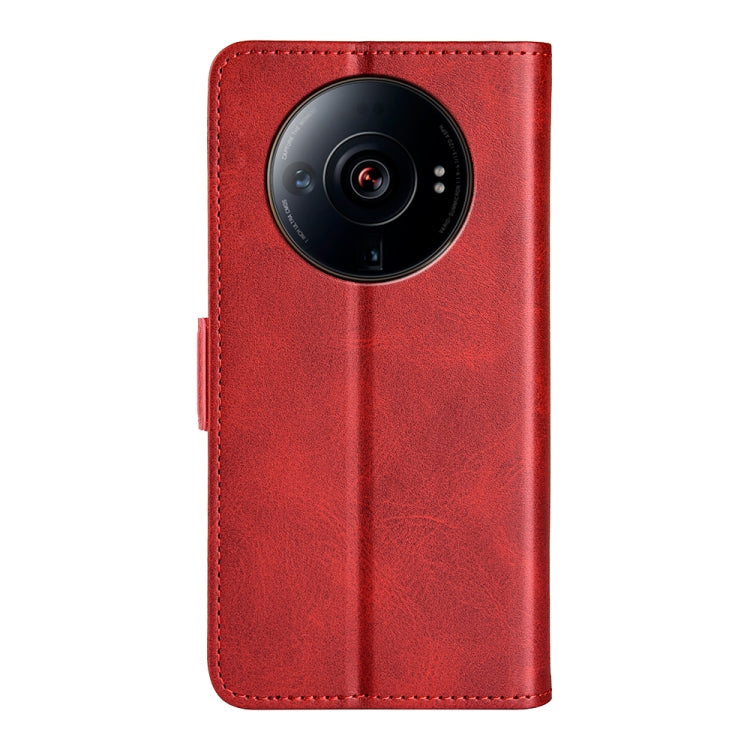 For Xiaomi 12S Ultra Dual-side Magnetic Buckle Horizontal Flip Leather Phone Case