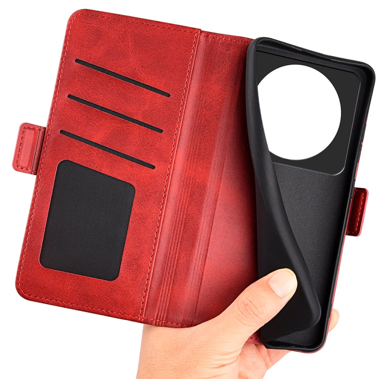 For Xiaomi 12S Ultra Dual-side Magnetic Buckle Horizontal Flip Leather Phone Case