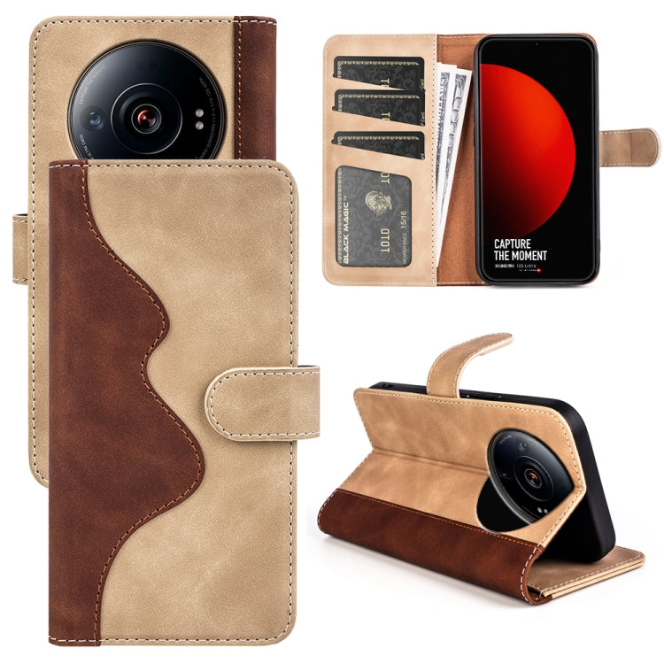 For Xiaomi 12S Ultra Stitching Horizontal Flip Leather Phone Case