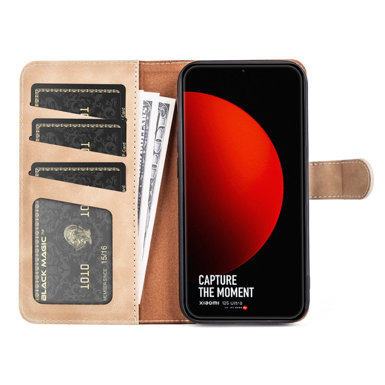 For Xiaomi 12S Ultra Stitching Horizontal Flip Leather Phone Case