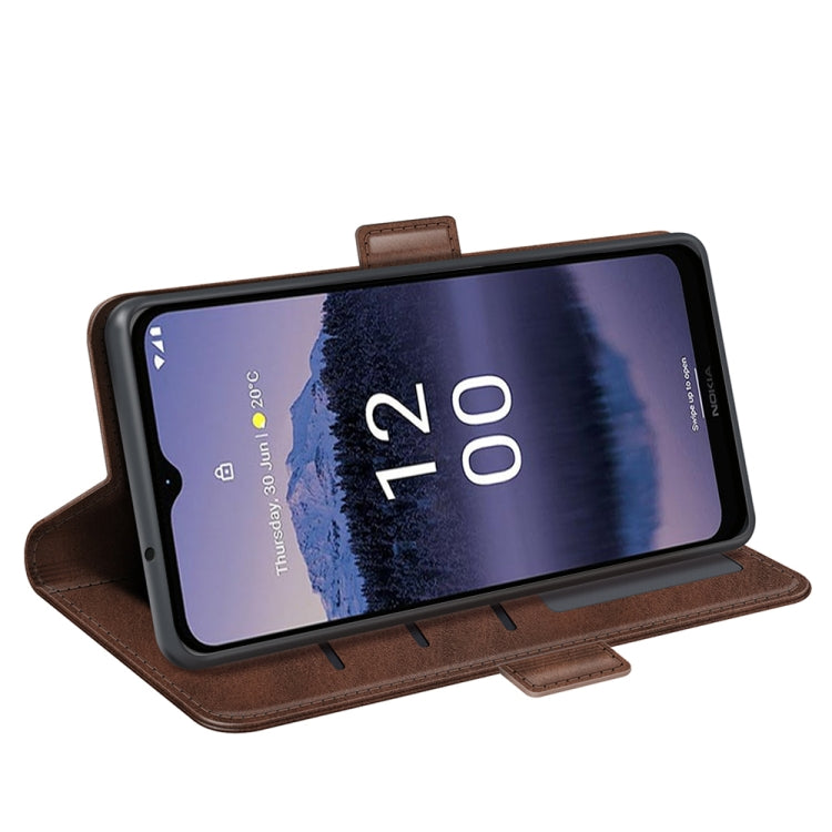 For Nokia G11 Plus Dual-side Magnetic Buckle Horizontal Flip Leather Phone Case