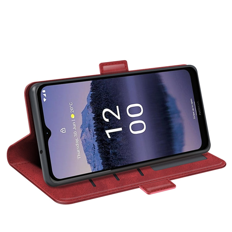 For Nokia G11 Plus Dual-side Magnetic Buckle Horizontal Flip Leather Phone Case
