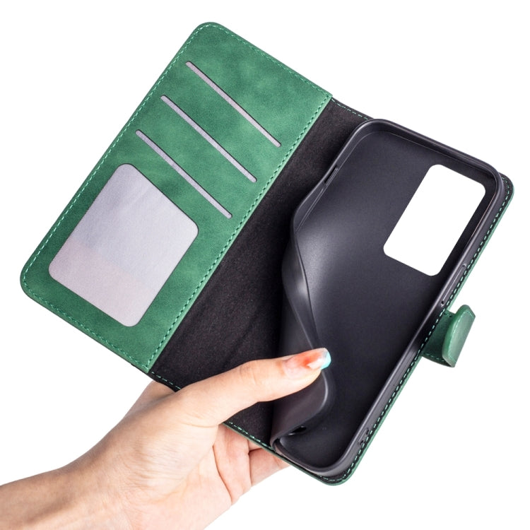 For Xiaomi Redmi K40S Stitching Horizontal Flip Leather Phone Case