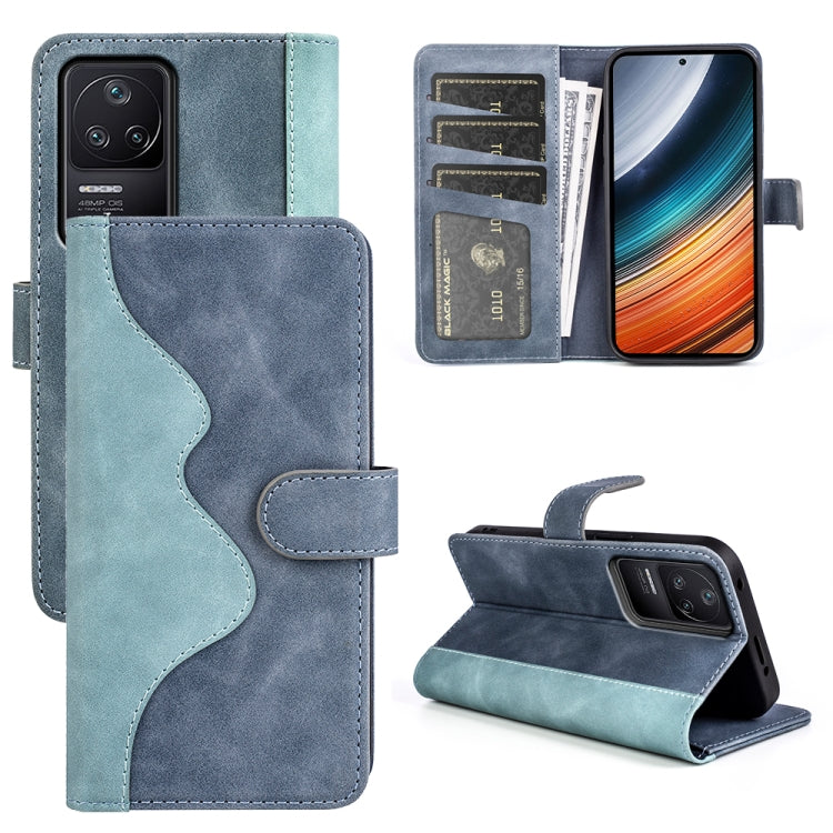 For Xiaomi Redmi K40S Stitching Horizontal Flip Leather Phone Case