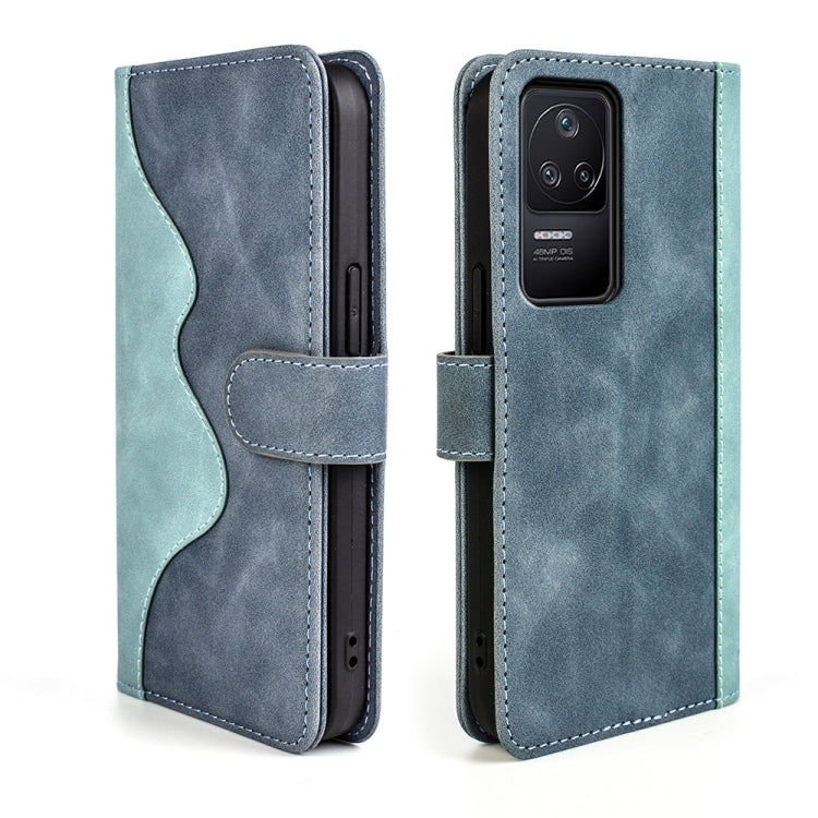 For Xiaomi Redmi K40S Stitching Horizontal Flip Leather Phone Case