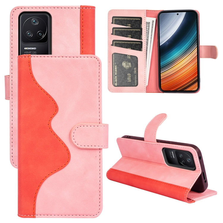 For Xiaomi Redmi K40S Stitching Horizontal Flip Leather Phone Case
