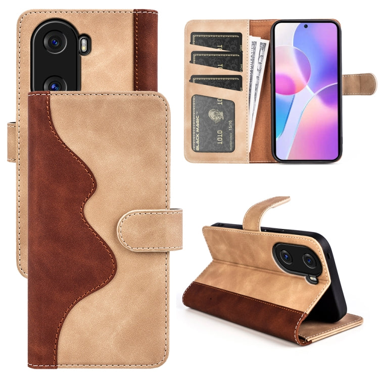 For Honor X40i Stitching Horizontal Flip Leather Phone Case