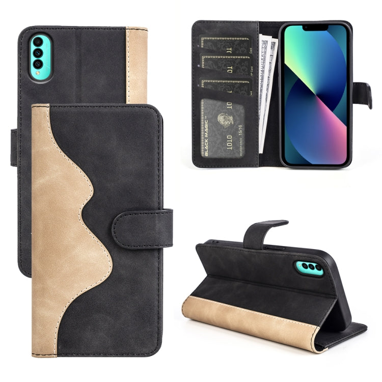 For Wiko T50 Stitching Horizontal Flip Leather Phone Case