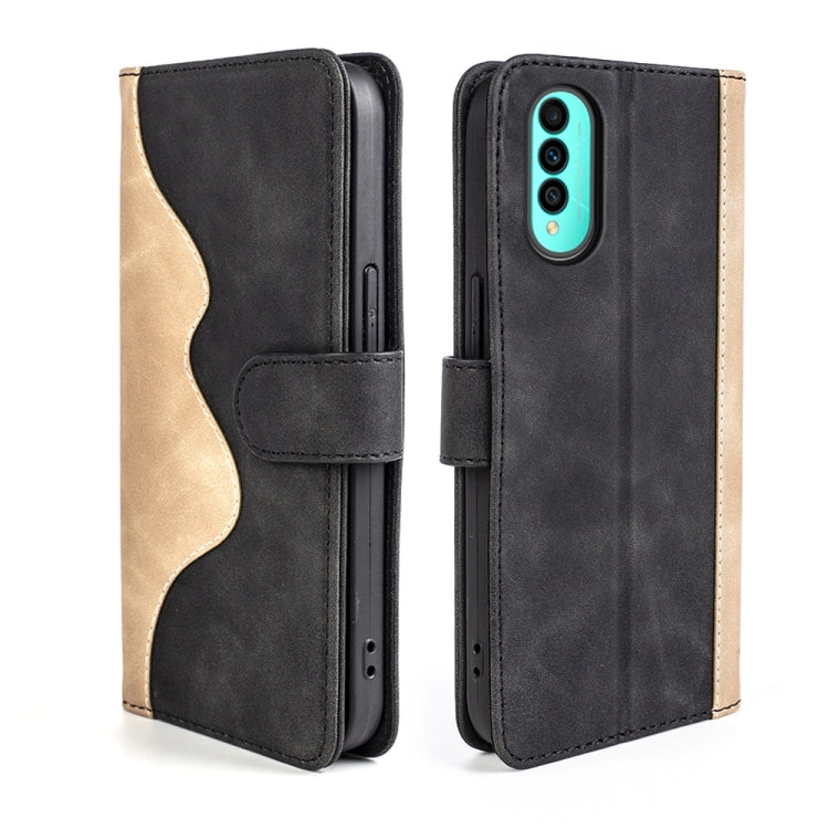 For Wiko T50 Stitching Horizontal Flip Leather Phone Case