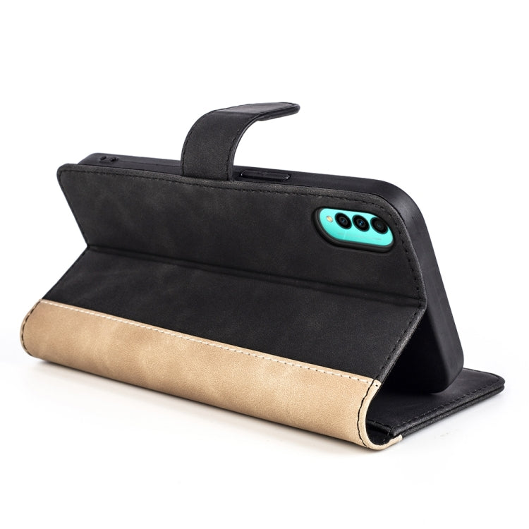 For Wiko T50 Stitching Horizontal Flip Leather Phone Case