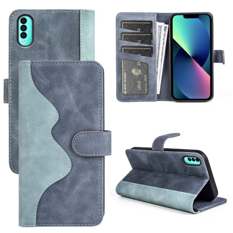 For Wiko T50 Stitching Horizontal Flip Leather Phone Case