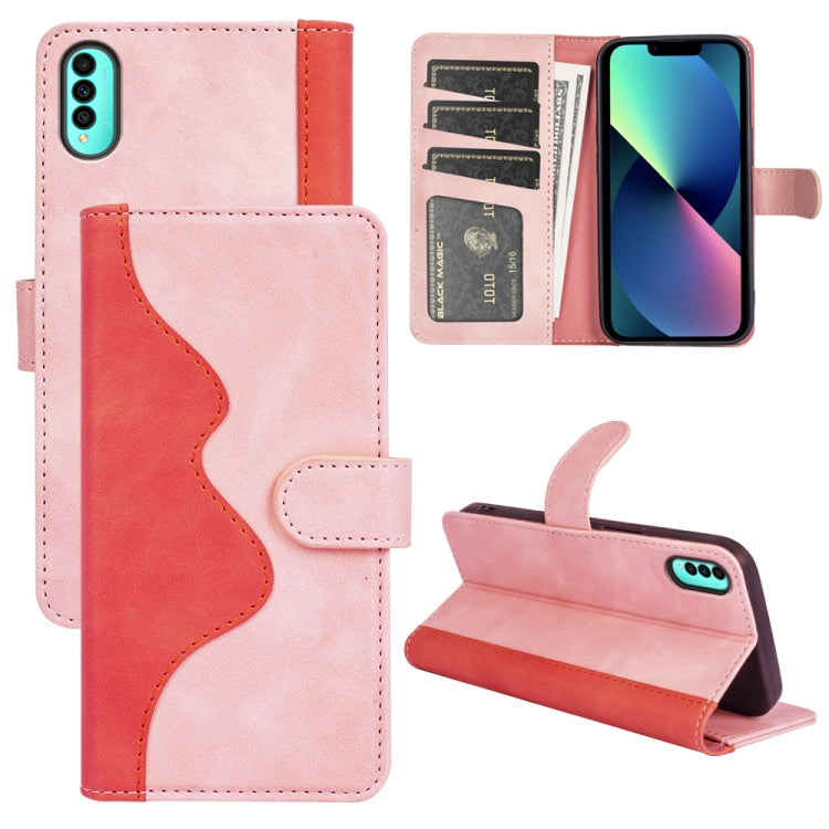 For Wiko T50 Stitching Horizontal Flip Leather Phone Case
