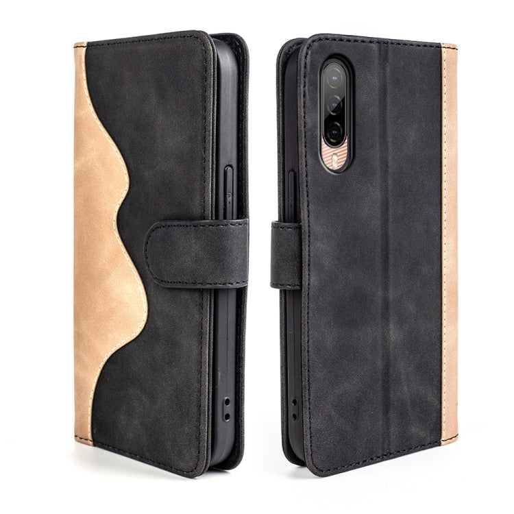 For HTC Desire 22 Pro Stitching Horizontal Flip Leather Phone Case