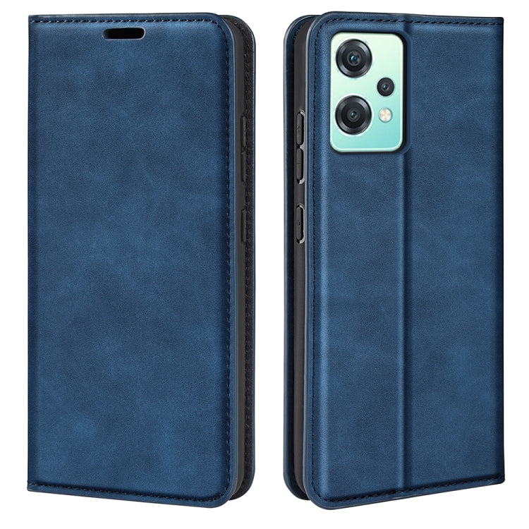 For OnePlus Nord CE 2 Lite Retro-skin Magnetic Suction Leather Phone Case